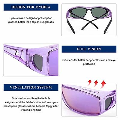  GEGURI Fit Over Glasses Sunglasses for Women Men