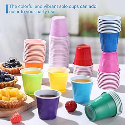 1000 Plastic Shot Glasses - 1 Oz Disposable Cups - 1 Ounce Shot Glasses -  Small Party Cups Ideal for Whiskey, Wine Tasting, Food Samples, and