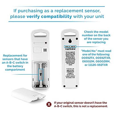 AcuRite 01094M Temperature & Humidity Station with 3 Indoor/Outdoor  Sensors, White