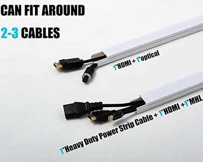 in Wall Cable Management Kit (White x2) + 306 Cord Hider - Cord Cover Wall  - Yahoo Shopping