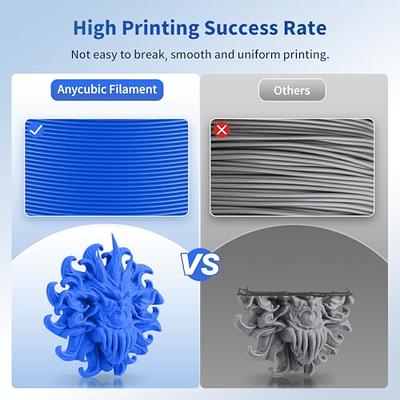 ANYCUBIC PLA 3D Printer Filament Bundle 4KG, 3D Printing PLA