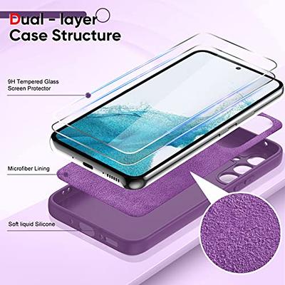 LeYi for Samsung Galaxy A54 Case: A54 Phone Case with [2 Pack] Tempered  Glass Screen Protector, Liquid Silicone Soft Microfiber Liner Cover Phone  Case Galaxy A54 5G, Red Purple - Yahoo Shopping