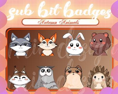 Magic Fox Sub Badges Twitch Sub Badges Twitch Badges Twitch 