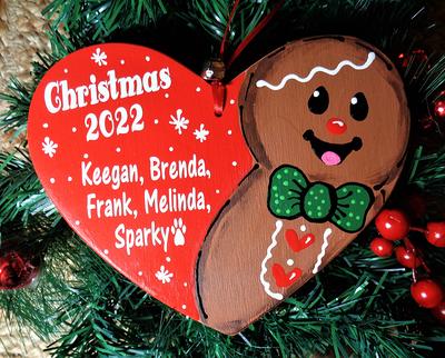gingerbread name tag office