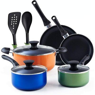 Emerald Pots and Pans Set Nonstick, 21 Piece Ultra Durable Complete Kitchen Cookware  Set - Yahoo Shopping