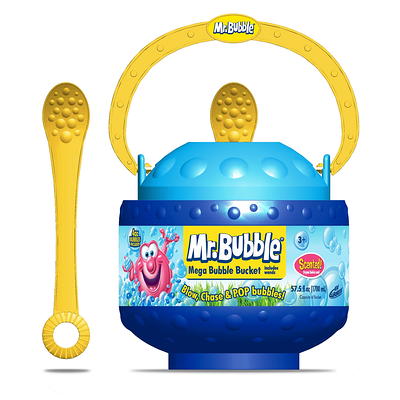 Kid Galaxy Mr. Bubble Push Bubble Mower w 4oz. of Bubbles
