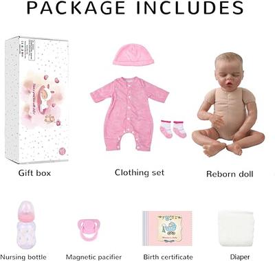  CHAREX Reborn Baby Dolls - 22 inches Realistic Newborn Soft  Vinyl Baby Dolls Toy for Kids Age 3+ : Toys & Games