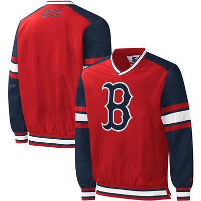 Women's Starter Navy/Red Boston Red Sox Baseline Raglan