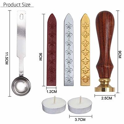 Mceal Stainless Wax Seal Spoon with Wooden Handel 