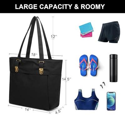 Women Pilates Yoga Mat Bag Canvas Tote Large Capacity Gym Workout