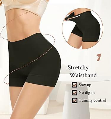 Womens Seamless Shaping Boyshorts Panties, Slip Shorts Under Dresses High  Waisted Shapewear for Women Tummy Control Underwear - Yahoo Shopping