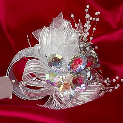 Pearl String Chain for Wrapping Flower Decorative Floral Ribbon and  Crafts