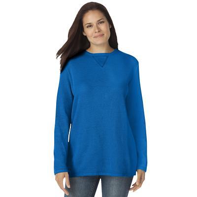 Plus Size Women's Thermal Sweatshirt by Woman Within in Classic