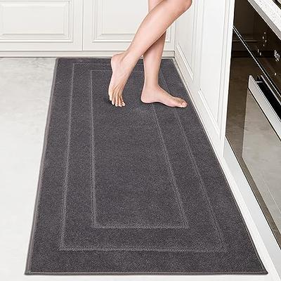 AUTODECO Kitchen Mats and Rugs Set of 2 - Cushioned Anti-Fatigue