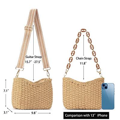 Straw Crossbody Bag