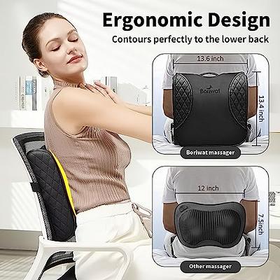 Back Massager Neck Massager with Heat, Shiatsu Massage Pillow for Pain  Relief, Massagers for Neck and Back, Shoulder, Leg, Gifts for Men Women Mom  Dad, Stress Relax at Home Office and Car