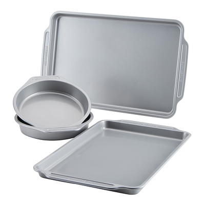 Farberware 4 Piece Nonstick Bakeware Set, Gray - Yahoo Shopping