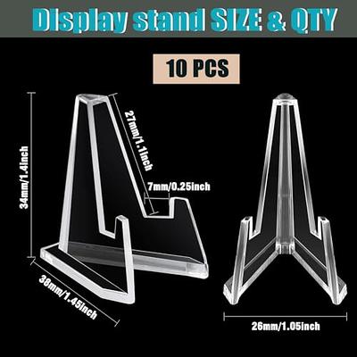 10Pcs Acrylic Card Stands for Sports Cards Mini Easel Holder Baseball  Sports