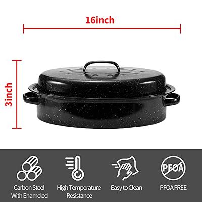 Granitestone -qt. Nonstick Enameled Lightweight Dutch Oven with Lid