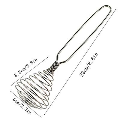 1 Pcs 8 Inch Stainless Steel Spring Whisk Mini French Spring Coil