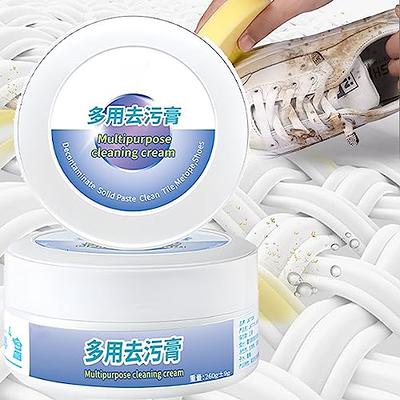 2023 New Multi-Functional Cleaning And Stain Removal Cream, Multipurpose  Cleaning Cream, White Shoe Cleaning Cream with Sponge, White Shoe Cleaner,  No