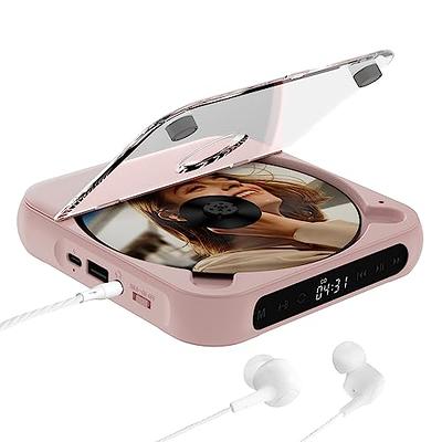 Coby Portable CD Player with Foldable Headphones, 60-Sec Anti-Skip Compact  Disc Player with Headset Bundle for Travel or Home Use