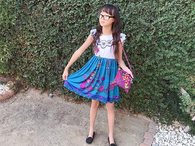 Girl Encanto Mirabel Inspired 2-Piece Twirl Dress & Purse, 2-9