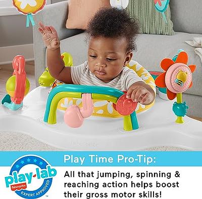 Fisher-Price Baby Bouncer Colorful Corners Jumperoo Activity Center with  Music Lights Sounds & Developmental Toys ( Exclusive)