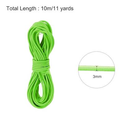 Twill Elastic Band Double Side 2 Flat 4 Yard 1 Roll Flat Elastic Ribbon  Cord Fluorescent Green for Sewing, Waistband 
