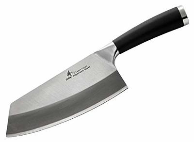 Hammer Stahl 5-Inch Meat Cleaver, Professional Quality Kitchen Cleaver, Ergonomic Quad-Tang Pakkawood Handle, Stainless Steel Cleaver Knife, German Forged High Carbon Steel