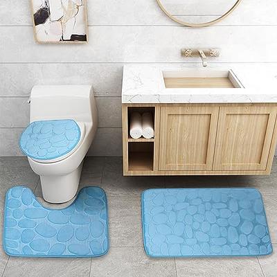 Bathroom Rugs Sets 3 Piece, Super Soft Non Slip Bathtub Carpet and Absorbent  Bath Mat, Bathroom Toilet Carpet Anti-Slip Mat, Toilet Floor Mat - Yahoo  Shopping