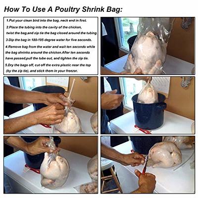 poultry shrink wrap bags with zip