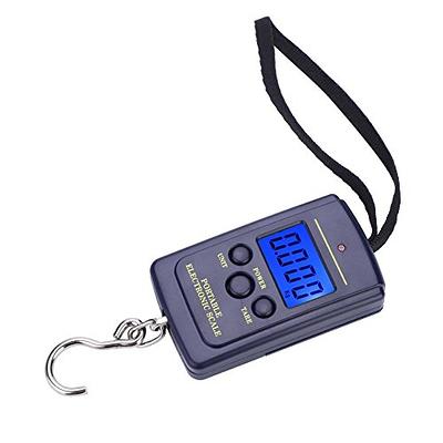 Fishing Scale,Max 110lb/50kg Luggage Scale Backlit LCD Screen Portable  Electronic Balance Digital Fish Hook Hanging Scale with Measuring Tape  Ruler. - Yahoo Shopping