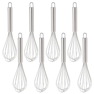 Copper Balloon Whisk, Handheld Stainless Steel Coated Wire for Egg  Whisking, Blending, Beating, Stirring (12 Inches)