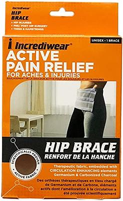 Incrediwear Hip Brace – Hip Brace for Women and Men, Supports Hip Pain  Relief and Aids Hip Injury Recovery, Reduces Swelling, Designed for  Support, Comfort, & Mobility (Left Leg, XX-Large) - Yahoo