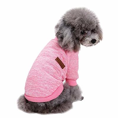 CHBORLESS Dog Sweater Puppy Dress: Warm Pet Small Dogs Clothes