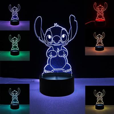 Stitch Gifts for Kids,Stitch Night Light with Remote & Smart Touch,16  Colors Changing Opreated,Dimmable Stitch Toys,as Bedside Lamp Holiday  Stitch