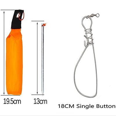 Joyeee Stainless Steel Fishing Stringer for Wading Boat Kayak