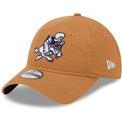 Youth New Era Navy Dallas Cowboys 1966-69 Gridiron Classics Retro Joe Throwback Logo Main 59FIFTY Fitted Hat