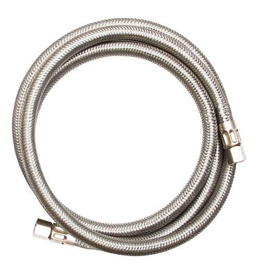 Plumbshop 1/4 in. Compression x 1/4 in. Compression x 72 in. Length Braided  Stainless Steel Ice Maker Supply Line PLS0-72IM F - The Home Depot