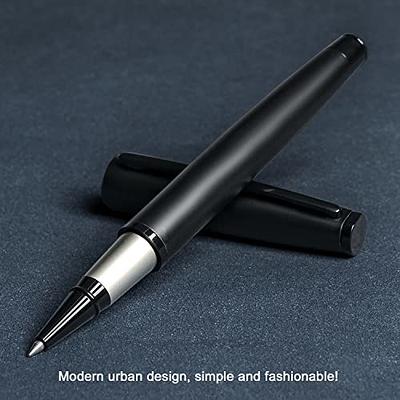 Executive Black Ballpoint and Roller Ball Pen Set