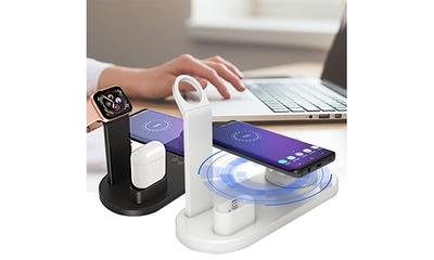 ETEPEHI 3 in 1 Charging Station for iPhone, Wireless Charger for iPhone 15  14 13 12 11 X Pro Max & for Apple Watch - Charging Stand Dock for AirPods