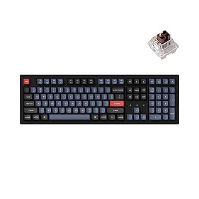 Keychron K2 Pro QMK/VIA Wireless Mechanical Keyboard, Hot-Swappable K Pro  Blue Switch with 75% Layout Custom Programmable Macro, RGB Backlight, PBT