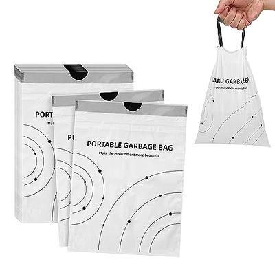 Disposable Trash Bags for Cars, Vomit Bags Pack of 40, Portable Drawstring,  Paste Dual-Use Self Adhesive Cleaning Bags, Easy Stick on and Hanging, for  Cars Kitchens Bedrooms Travel Office (White) - Yahoo