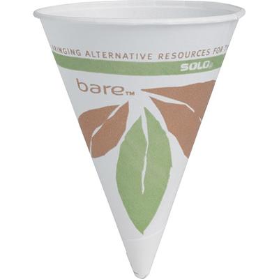 SOLO Cup Company 4BR-2050-1 200 Piece Cone Water Cups, Cold, Paper, 4 oz, White