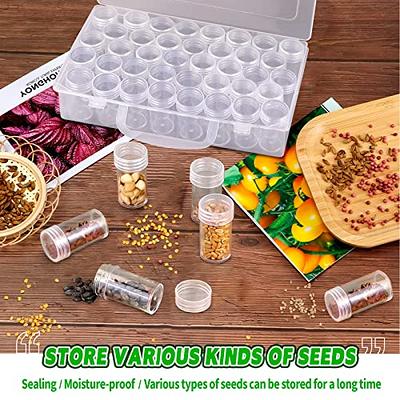 Seed Storage Box, Seeds Storage Organizer with Label Stickers(Seeds not  Included), 38 Slots, Seed Container Storage use for Flower Seeds,Vegetable  Seeds, Clover Seeds,Basil Seeds,Tomato Seeds - Yahoo Shopping