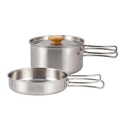 Stainless Steel Folding Fryer Pan, Nonstick Fry Pan, Outdoor