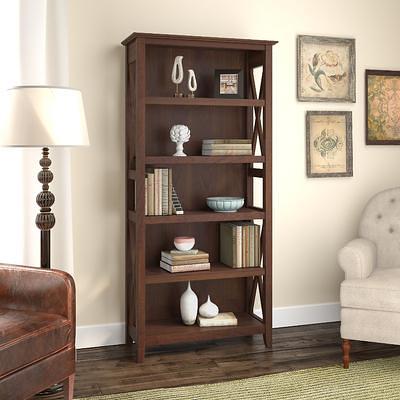 Bush Furniture Somerset 5 Shelf Bookcase Hansen Cherry