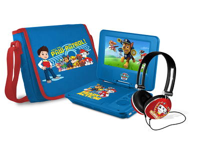 PAW Patrol 7 Portable DVD Player with Matching Headphones +