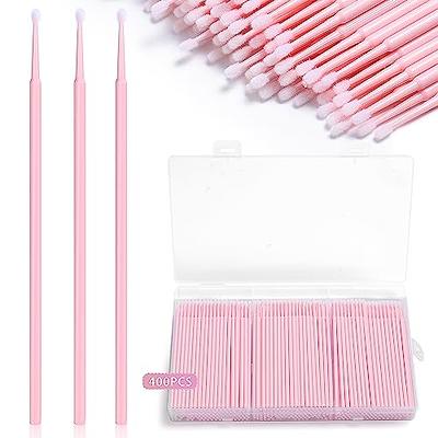 100 Pieces Micro Applicator Brushes Lash Micro Swabs for Eyelash Exten